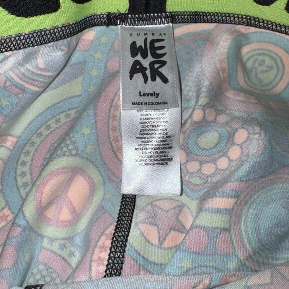 zumba wear legging nwt size large feel good dance good - Picture 8 of 8